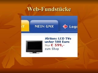 Web-Fundstücke 