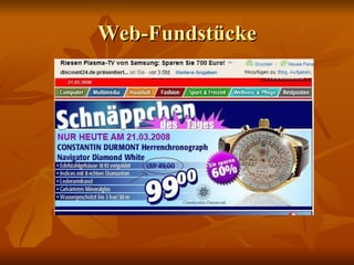Web-Fundstücke 