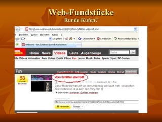 Web-Fundstücke Runde Kufen? 