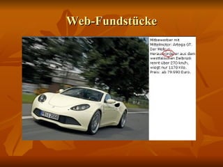 Web-Fundstücke 