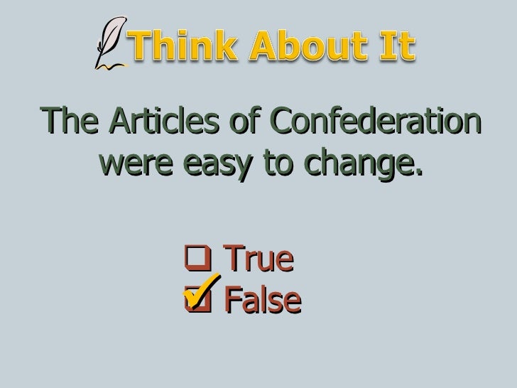 which of the following was not true under the articles of confederation? which of the following was not true under the articles of confederation?