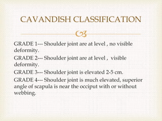 Sprengle shoulder (congenital elevation of scapula) | PPTX