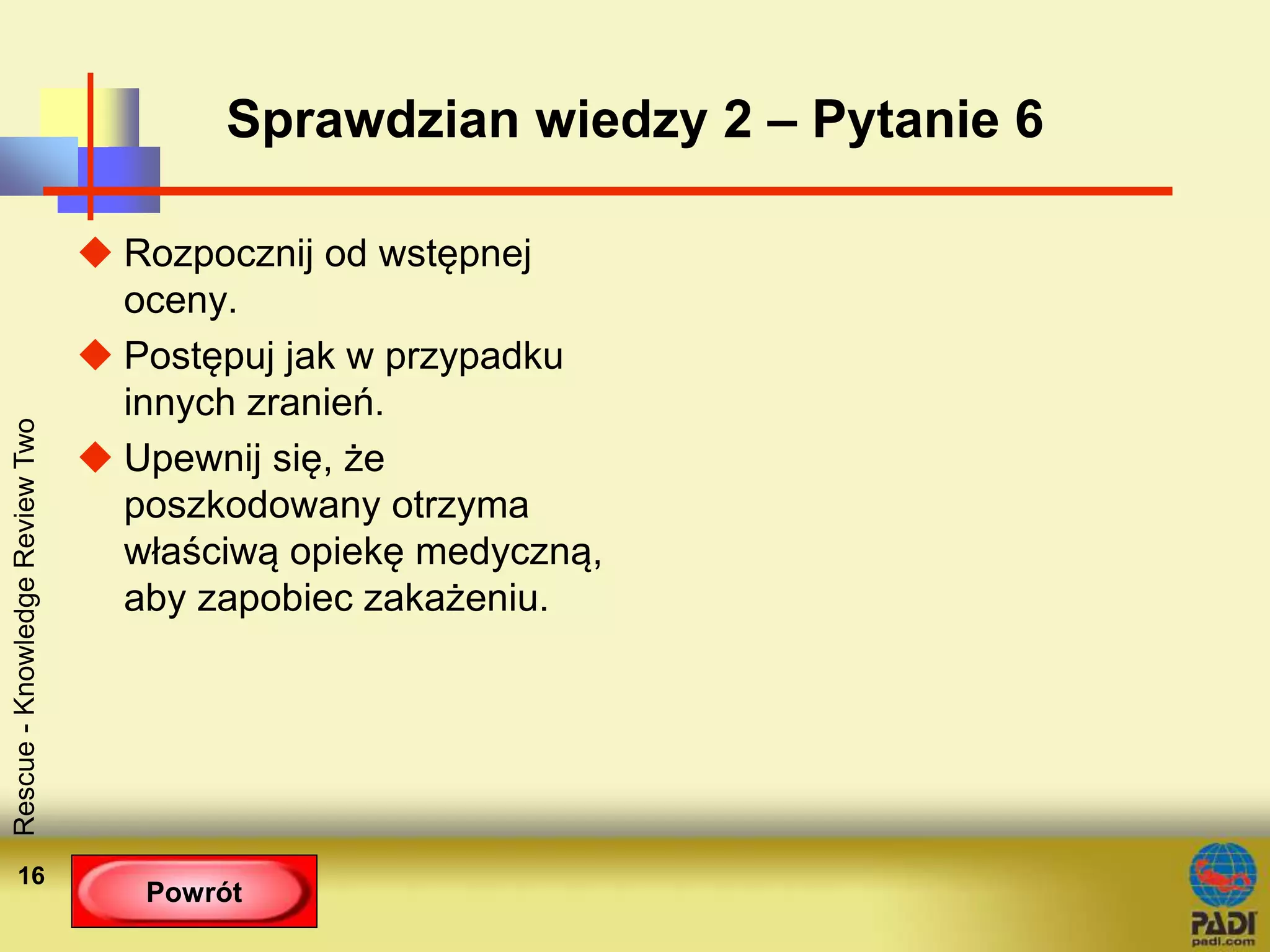 Sprawdzian wiedzy 2 | PPT