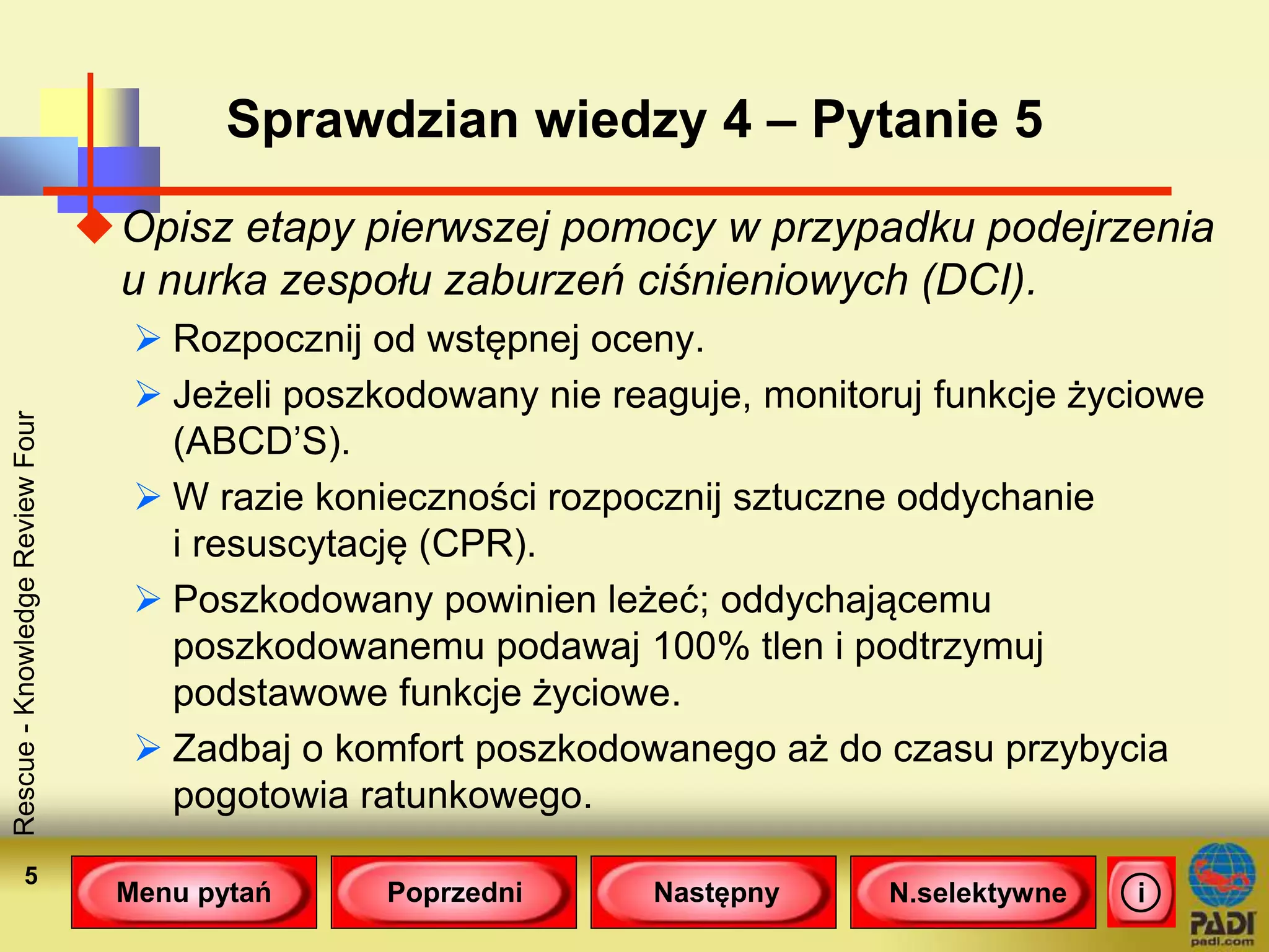 Sprawdzian wiedzy 4 | PPT