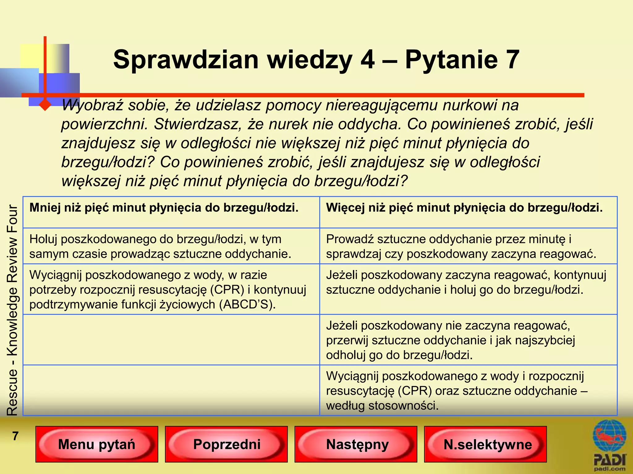 Sprawdzian wiedzy 4 | PPT