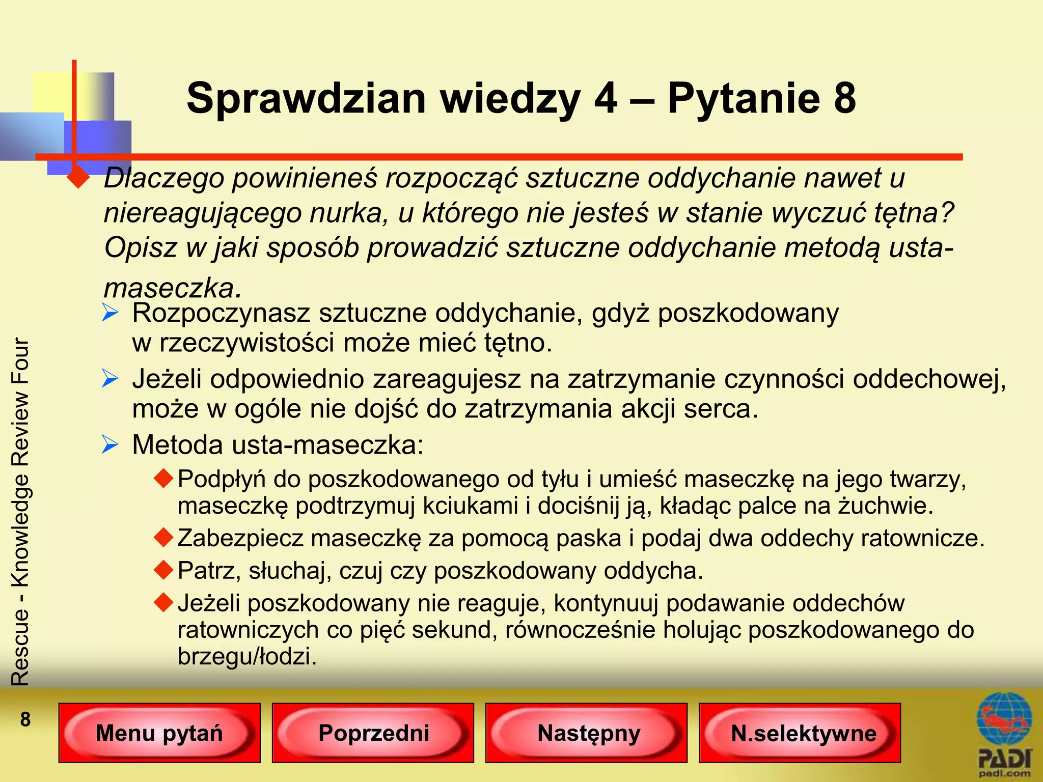 Sprawdzian wiedzy 4 | PPT