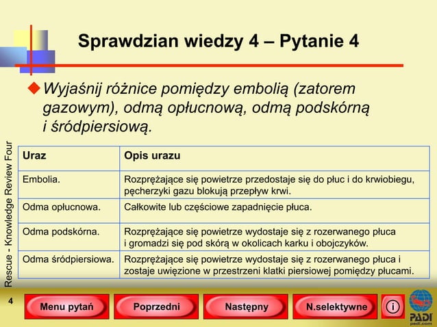Sprawdzian wiedzy 4 | PPT