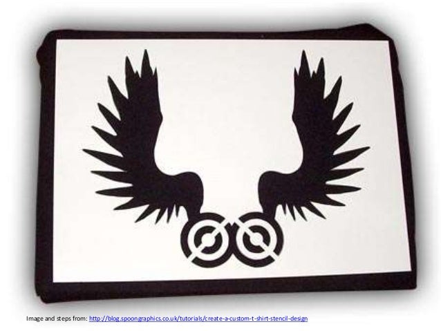 Spray Paint Stencil T Shirt Design