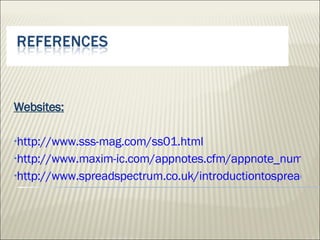 Spread Spectrum Multiple Access | PPT