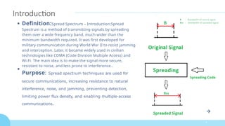 Comprehensive Overview of Spread Spectrum Techniques in Wireless ...