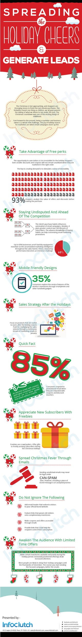 Spreading The Holiday Cheers And Generating Leads [Infographic]