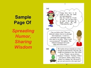 8
Sample
Page Of
Spreading
Humor,
Sharing
Wisdom
 