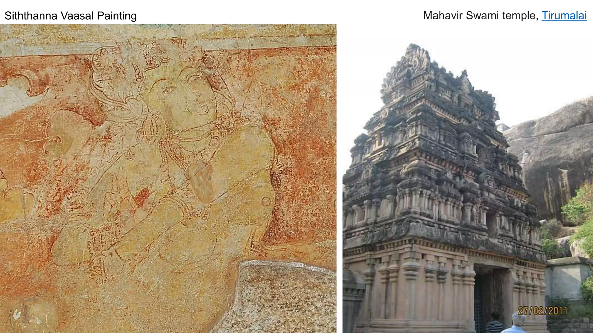 Siththanna Vaasal Painting Mahavir Swami temple, Tirumalai
 