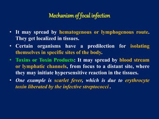 Spread of oral infections | PPTX