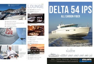 88	 Greek Stories Sweet Temptation	
	90	 EXPERIENCE Autumn Escape
	94	 Design One Kleomenous
	100	 event NIKKEI RESTAURANT EXCLUSIVE
	104	 COCKTAIL daisy  fix
	110	FACE Doya karolini | To dive free without
needing oxygen
114	 resto La Maison du Grec
118	 Owner’s Car Volvo XC 90
	124	 CHEF ONDECK YIANNIS LUCACOS
126	 STYLE FILE THE ABSOLUTE GIFT GUIDE
	128	 aft PAGE FAST LIKE AN ARROW
18
EVENTS
18	 Monaco Yacht Show 2015
30 Brooks Brothers Monaco Cocktail Reception
74 Top Regattas in Greece
80 Clipper Round The World
This year’s 25th
Show welcomed
the best of Luxury Yachting
and services.
32
IN CONVERSATION
George Ertsos
30 years of
X-Yachts in
Greece
80
A race with
no equal;
and that is by
no means an
exaggeration
 