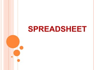Spreadsheet | PPTX
