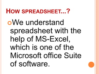 Spreadsheet | PPTX