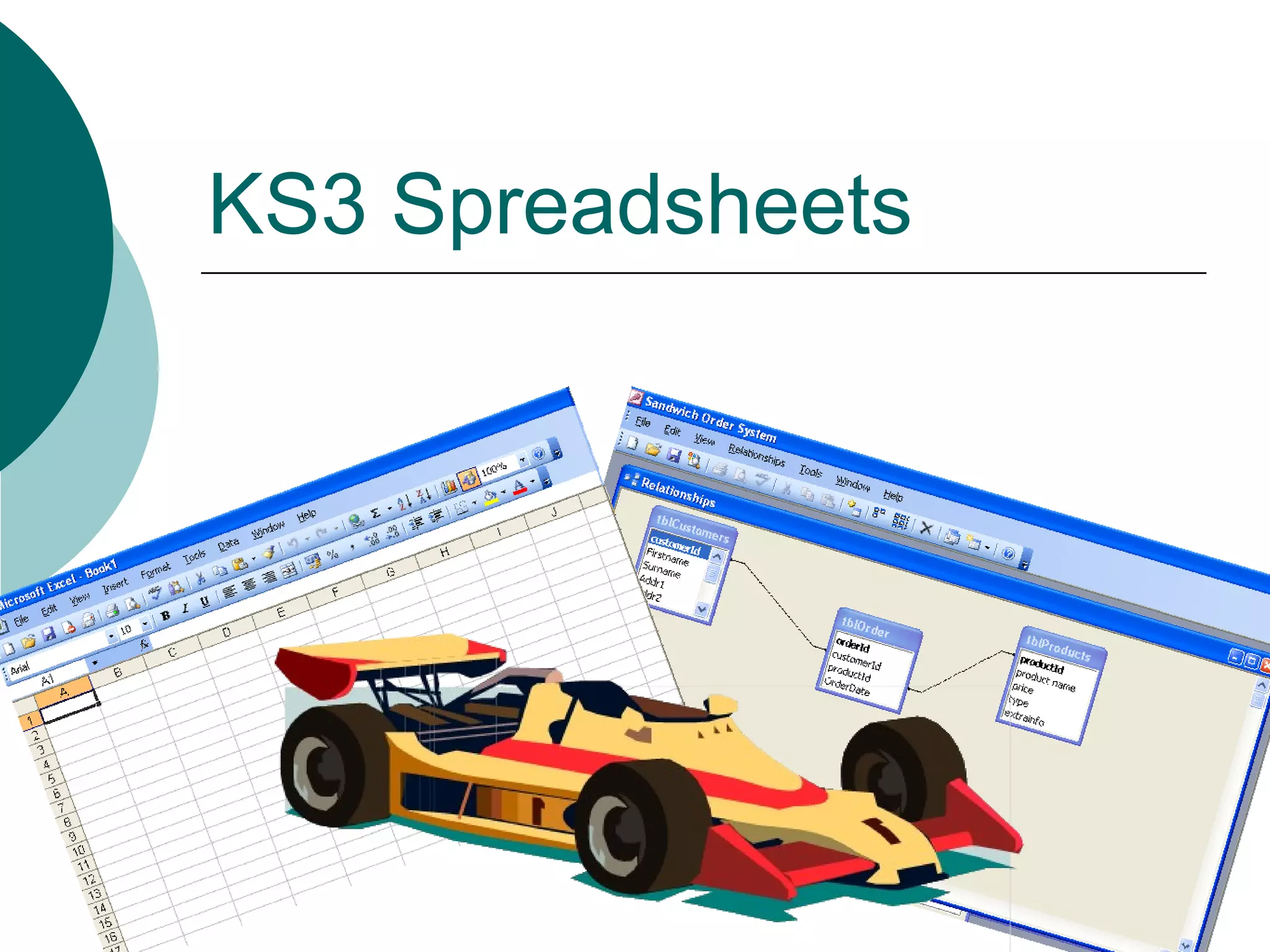 KS3 Spreadsheets