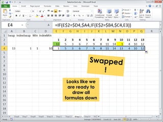 Looks like we 
are ready to 
draw all 
formulas down 
 