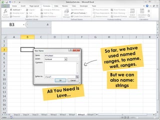 But we can 
also name: 
strings 
 