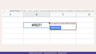 @MattGreenwoodGS #SpreadsheetSorcery #BrightonSEO
 