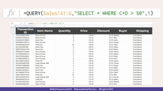 @MattGreenwoodGS #SpreadsheetSorcery #BrightonSEO
 