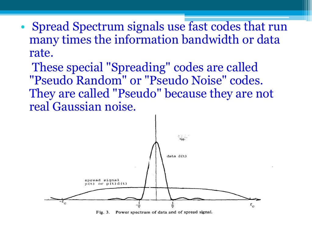 Spread spectrum
