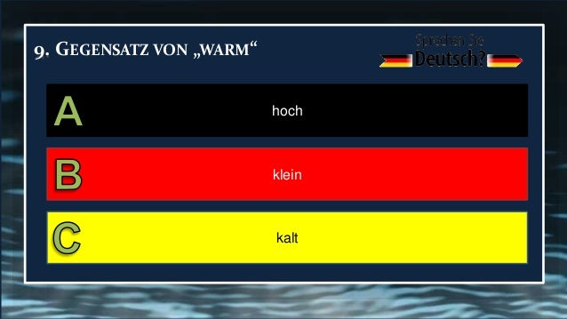 Sprechen Sie Deutsch