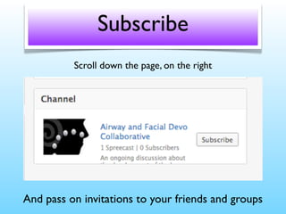 Subscribe
Scroll down the page, on the right

And pass on invitations to your friends and groups

 