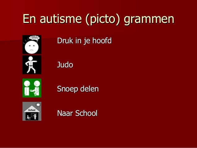 Spreekbeurt autisme groep4