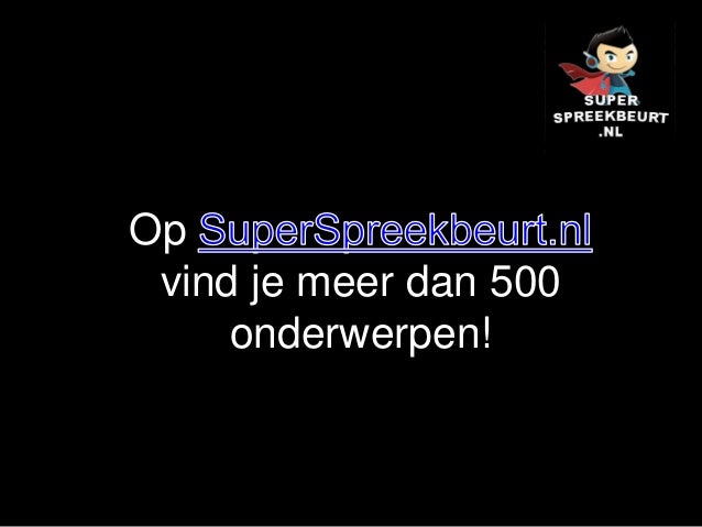 Spreekbeurt Onderwerpen vinden