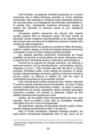 Spre Eminescu Economistul Mihai Eminescu (copyFREE published book) | PDF