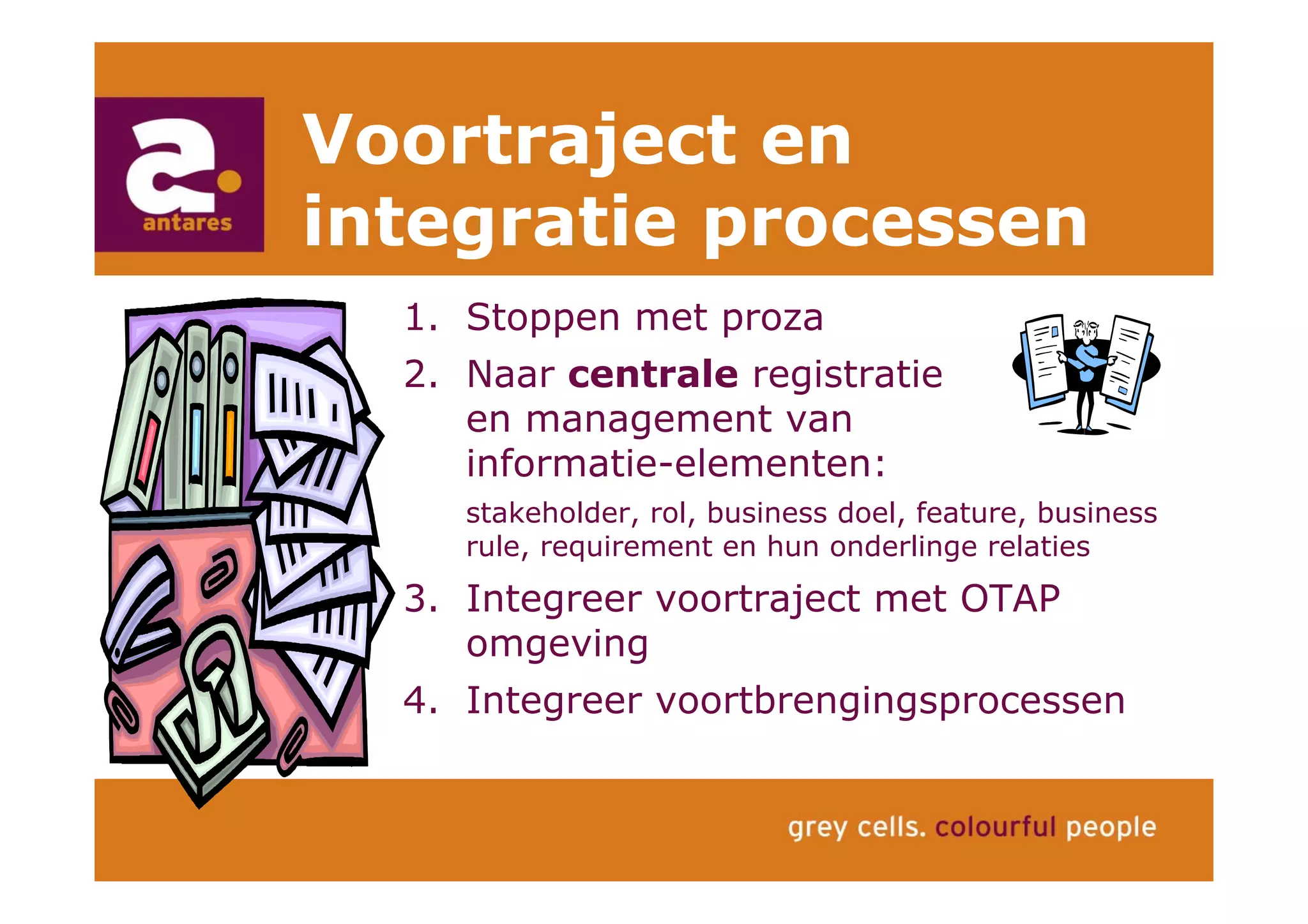 Anton Greve (Antares), Regie van Sourcing