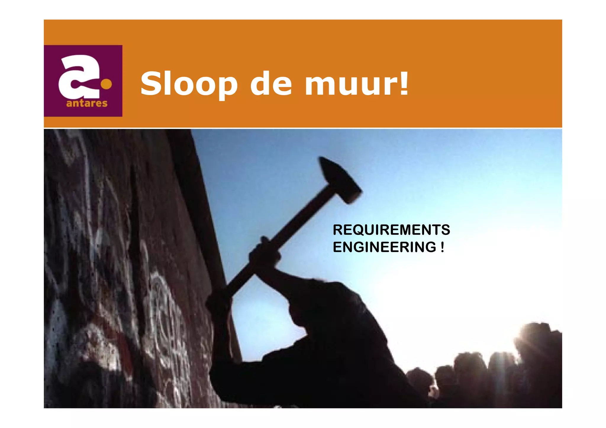 Anton Greve (Antares), Regie van Sourcing