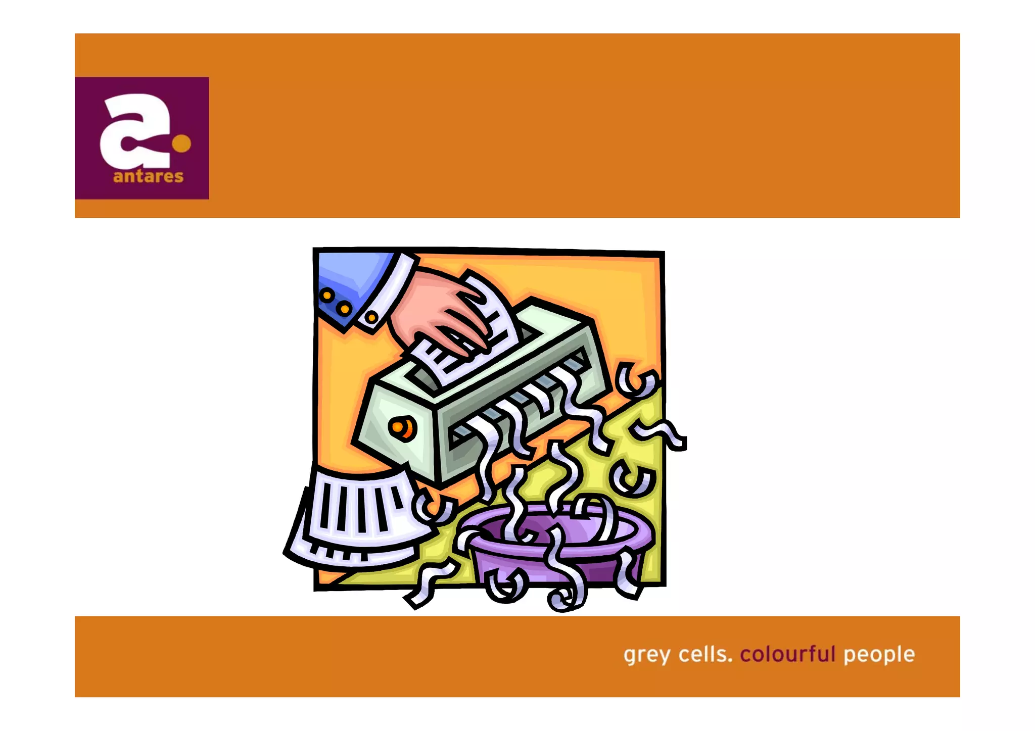 Anton Greve (Antares), Regie van Sourcing