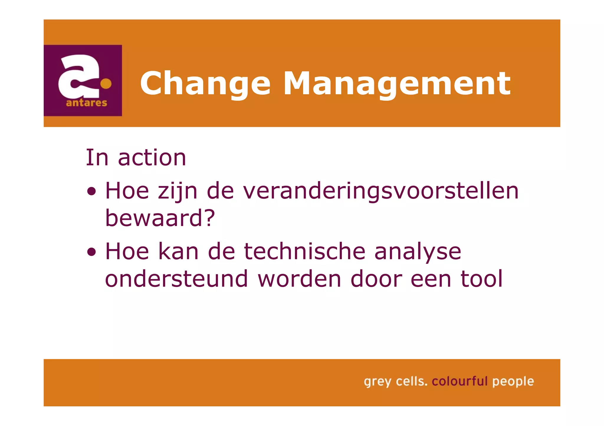 Anton Greve (Antares), Regie van Sourcing