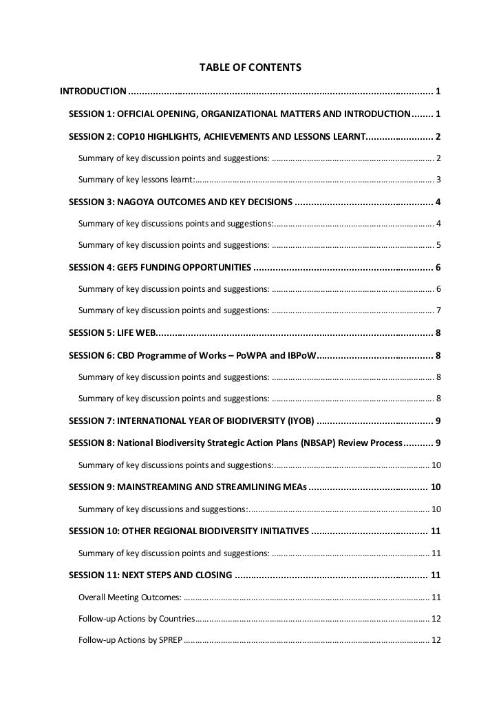 SPREP Meeting Report Implementing The Nagoya Out Es