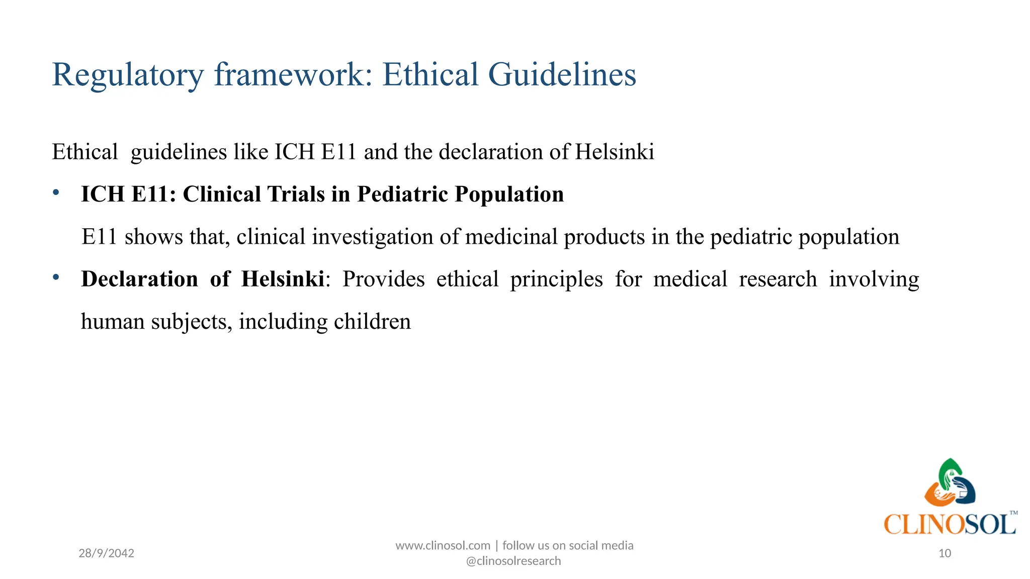 Key Considerations for Pediatric Clinical Trials: Ethical and ...