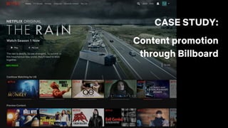 CASE STUDY:
Content promotion
through Billboard
98% Match
 