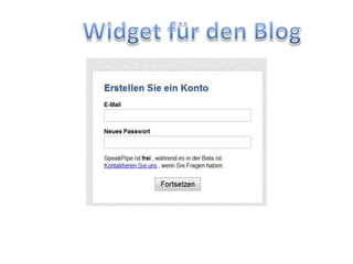 Spricht dein Blog auch?