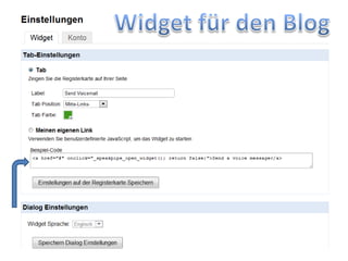 Spricht dein Blog auch?