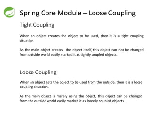 Spring framework | PPTX