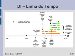 DI – Linha do Tempo




Daniel Cukier - IME/USP               24/29
 