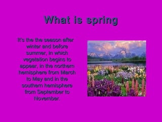 September 1 Spring Spring | PPT