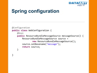 Spring configuration
 