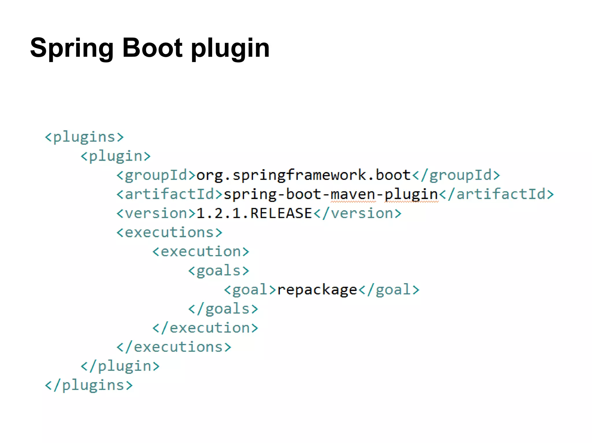 Spring Boot plugin
 