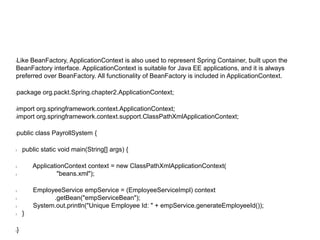 Spring bean life cycle
 