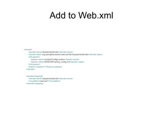 @Controller
@RequestMapping("/login")
public class LoginController {
/**
* This method authenticates user against username and password.
*
* @param username
* @param password
* @return
*/
@RequestMapping(method = RequestMethod.GET)
public @ResponseBody String getCandidates(
@RequestParam("username") String username,
@RequestParam("password") String password) {
UserDAO userDAO = new UserDAO();
if (userDAO.validateUser(username, password))
return "success";
return "sorry";
}
}
Controller class
 