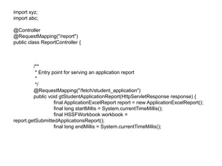 DI
lIoC is a more general concept, whereas DI is a
concrete design pattern.
lLoosely coupled architecture.
lSeparation of responsibility.
lConfiguration and code are separate.
lA different implementation can be supplied using
configuration without changing the code
dependent.
lImproves testability.
 