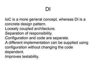 Class Employee
{
public Address address;
public String name;//other stuff
Employee()
{
address=new Address(‘some values here’);
}
}
Simple Employee Class
 